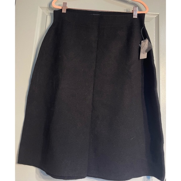 Anthropologie Maeve Anja Sweater Midi Skirt Black NWT SZ XL - Picture 6 of 12